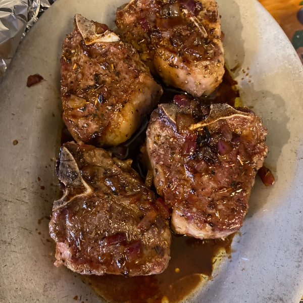 Marinated Balsamic Lamb Chops