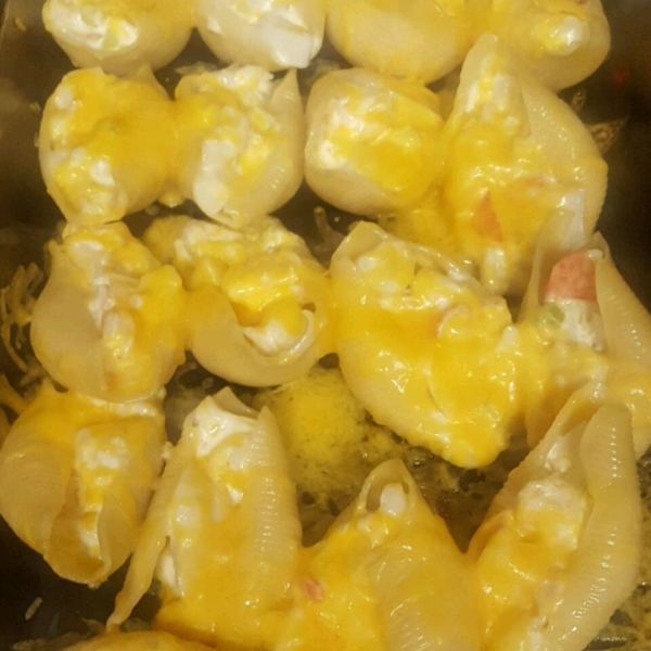 Crab and Seafood Stuffed Shells