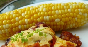 Chili Corn Dog Casserole