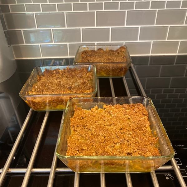 Ginger Rhubarb Crisp