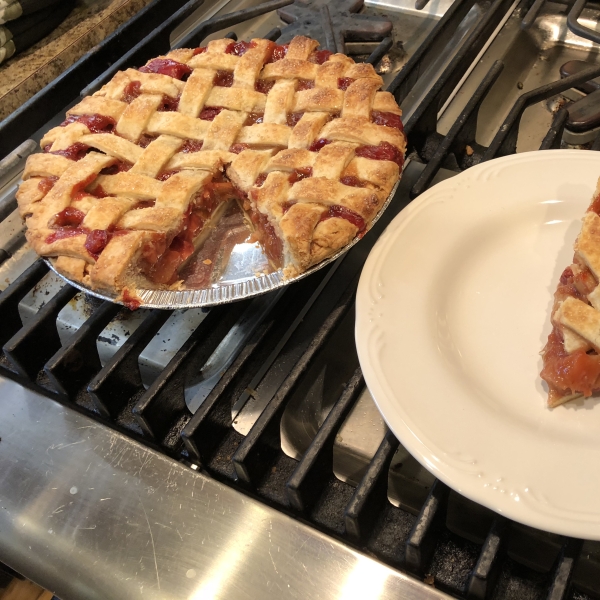 My Own Strawberry Rhubarb Pie