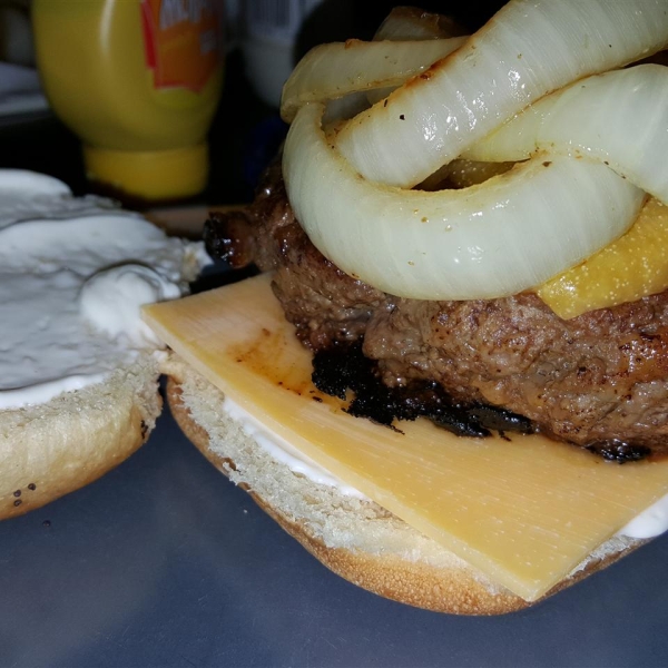 Teriyaki Onion Burgers