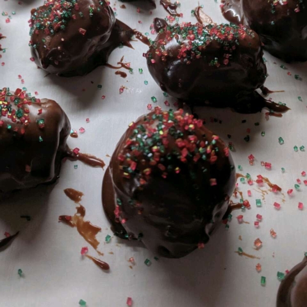 Frozen Chocolate Chip Cookie Dough Balls