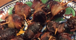 Easy Devils on Horseback with Blue Cheese