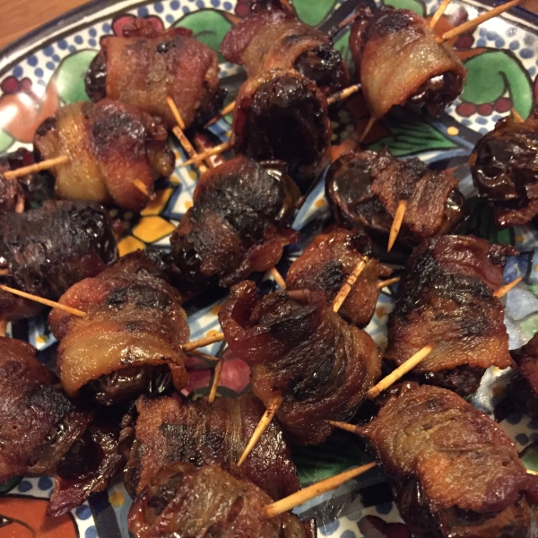 Easy Devils on Horseback with Blue Cheese