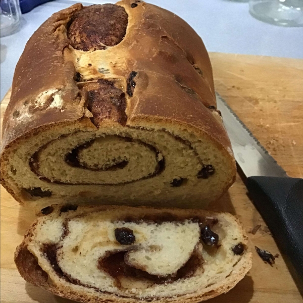 Sourdough Cinnamon Raisin Bread