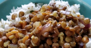Mujadarra (Lentils with Rice)
