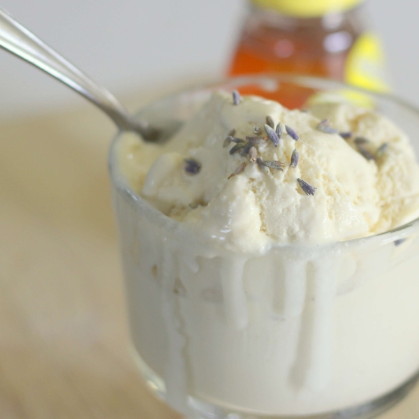 Lavender Honey Ice Cream