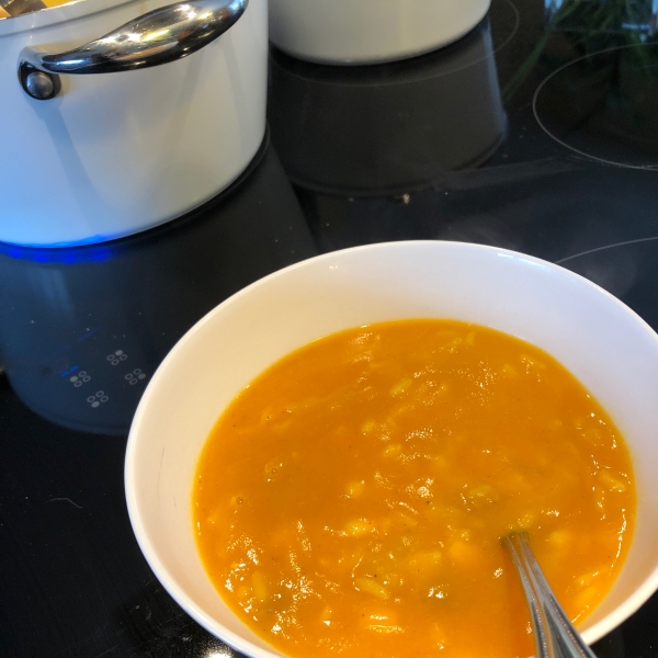 Butternut Squash and Spicy Sausage Soup