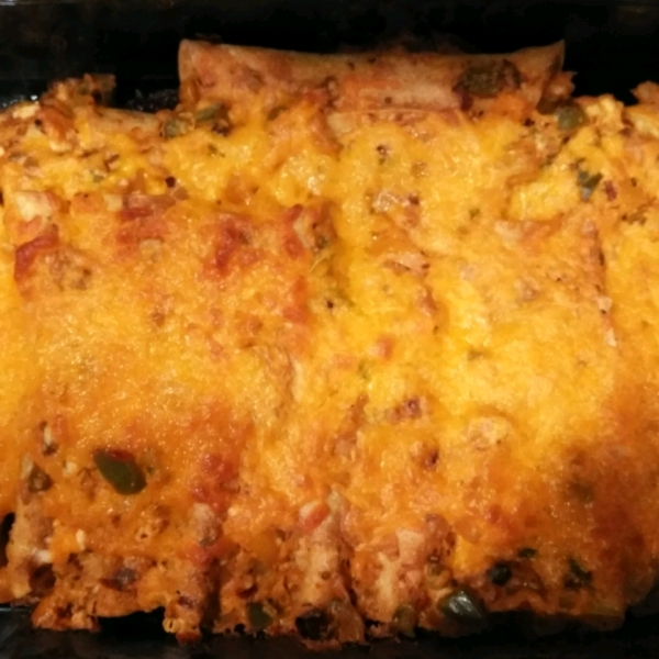 Turkey Cream Cheese Enchiladas