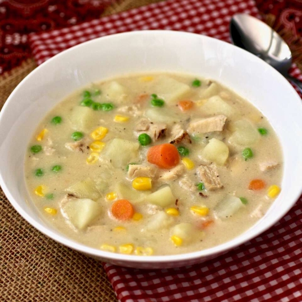 Creamy Chicken Pot Pie Soup