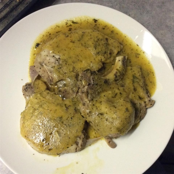 Orange Pork Chops with Tarragon