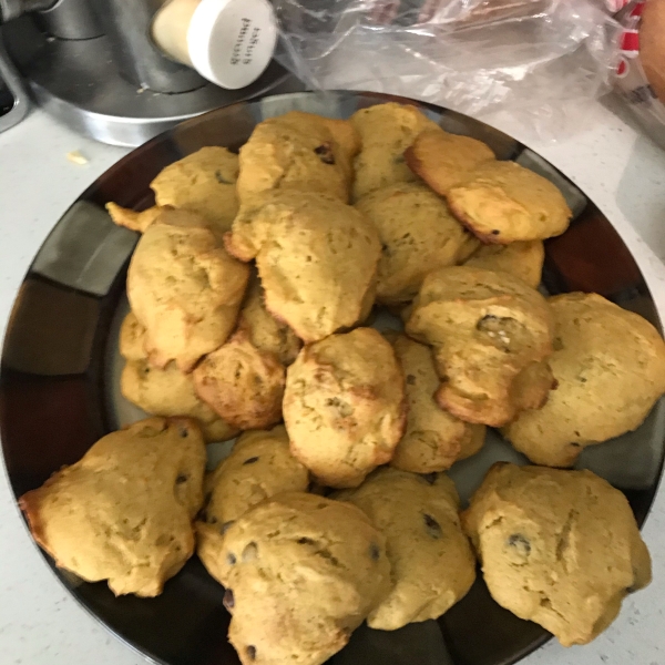 Chocolate Chip Pumpkin Cookies