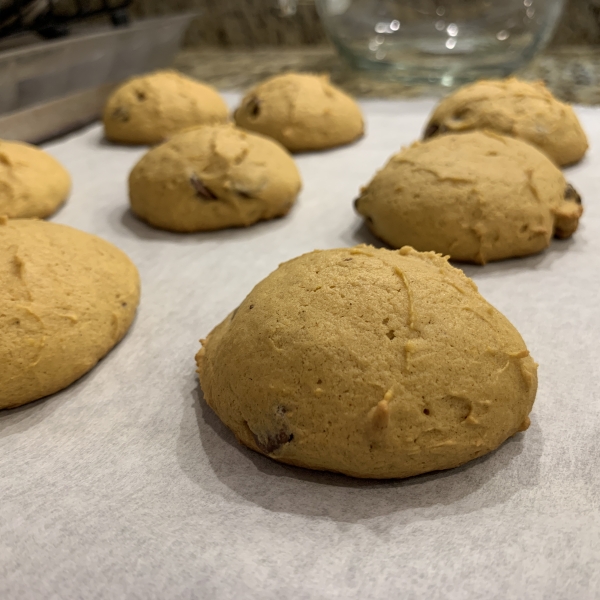 Chocolate Chip Pumpkin Cookies