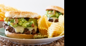 Guacamole Cilantro Lime Cheeseburger