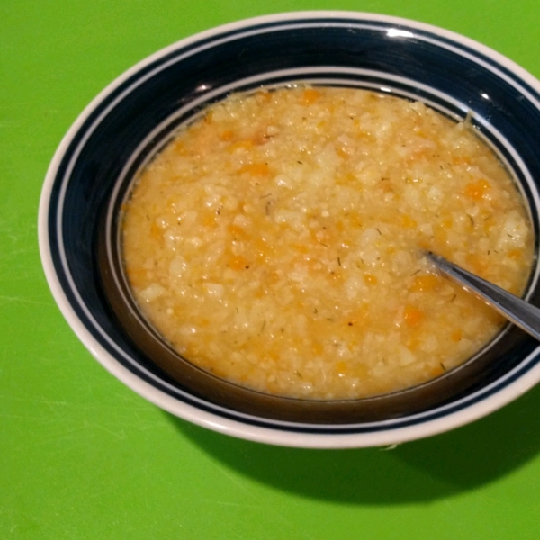 Healthier Potato and Cauliflower Soup