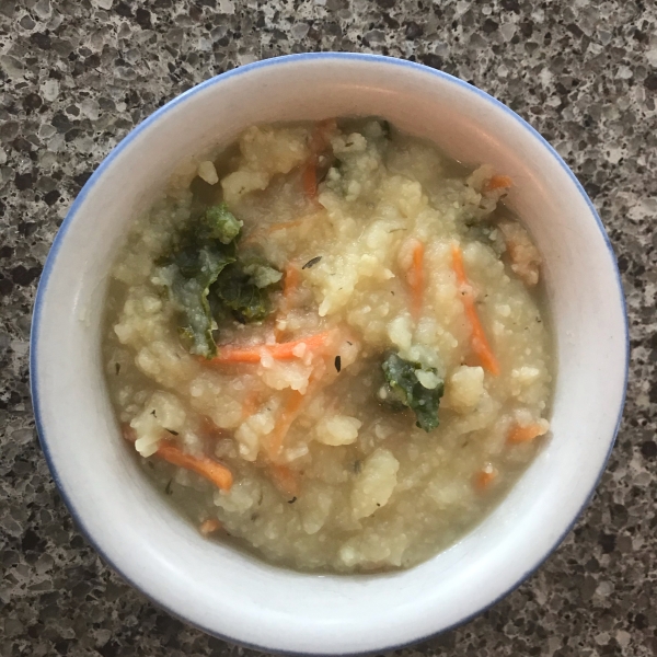 Healthier Potato and Cauliflower Soup