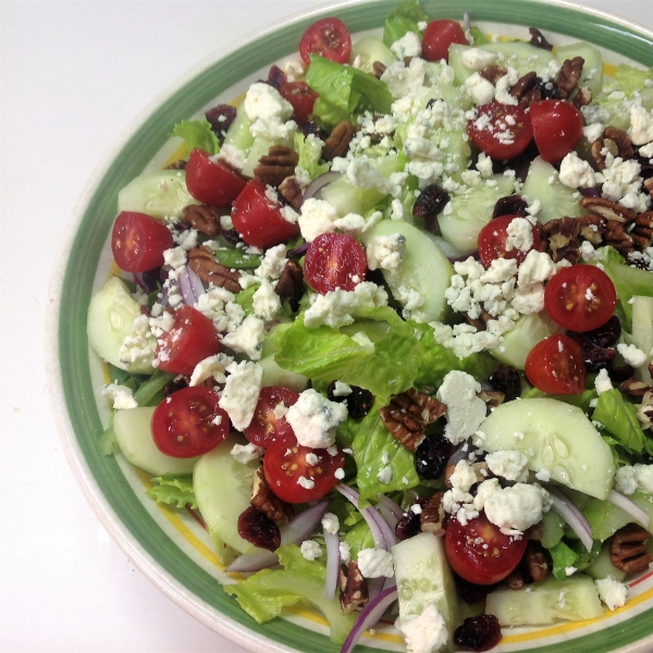 Blue Cheese and Dried Cranberry Tossed Salad