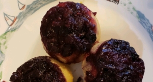 Blueberry Upside-Down Mini Cakes