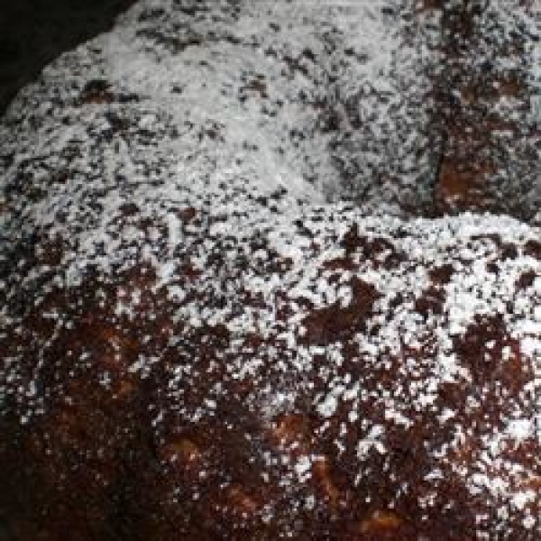 Apple Walnut Cake with Lemon Glaze