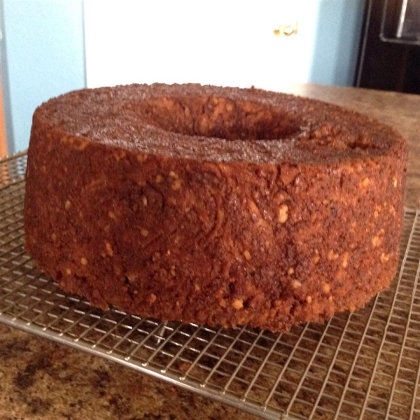 Apple Walnut Cake with Lemon Glaze