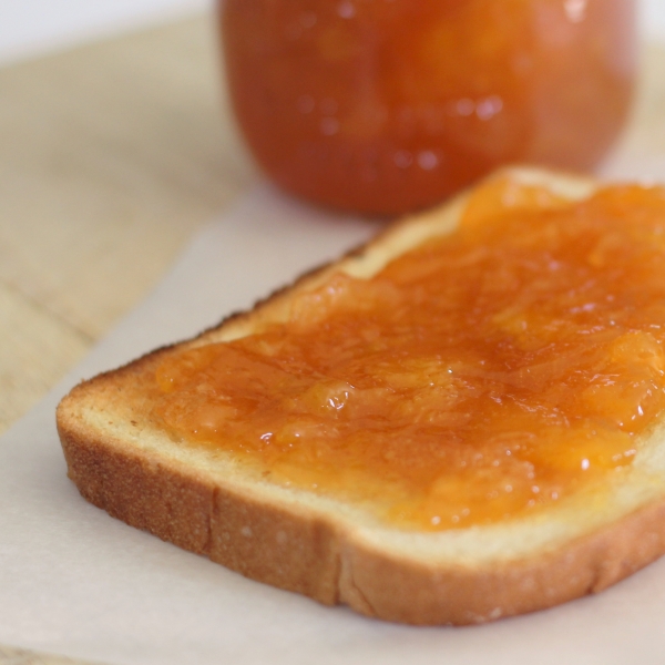 Spiked Peach Jam with Ginger