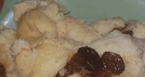 Bread Pudding with Raisins