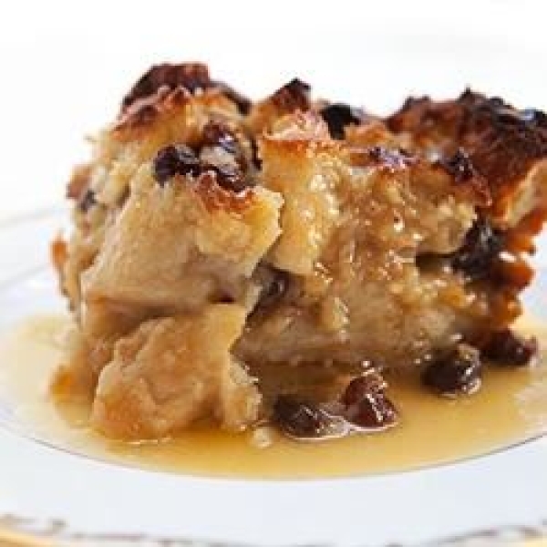 Bread Pudding with Raisins