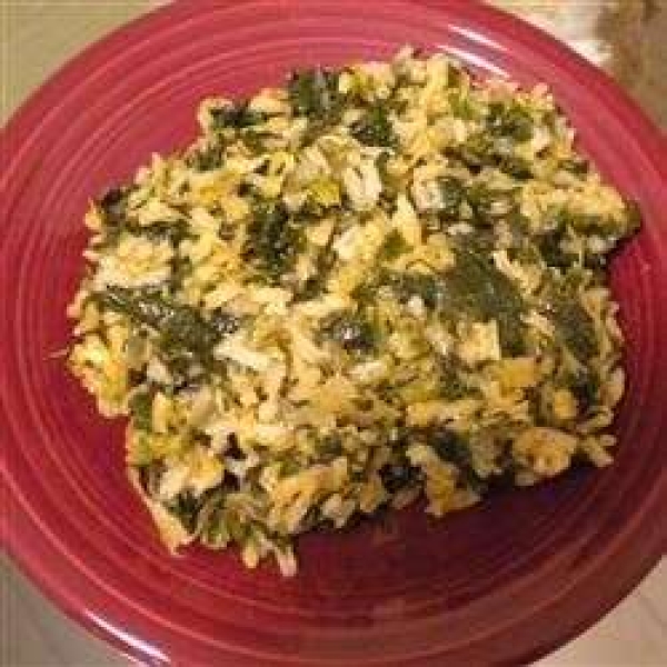 Spinach and Rice (Spanakorizo)