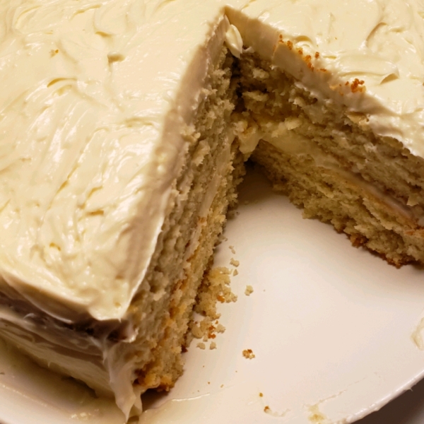 Banana Cake with Cream Cheese Frosting