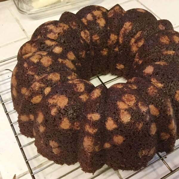 Chocolate Guinness Bundt Cake with Whiskey Whipped Cream