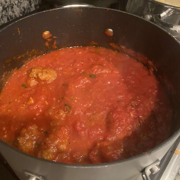 Italian Spaghetti Sauce with Meatballs