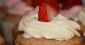 Strawberry Compote Cupcakes