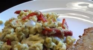 Scrambled Eggs with Sun-Dried Tomato