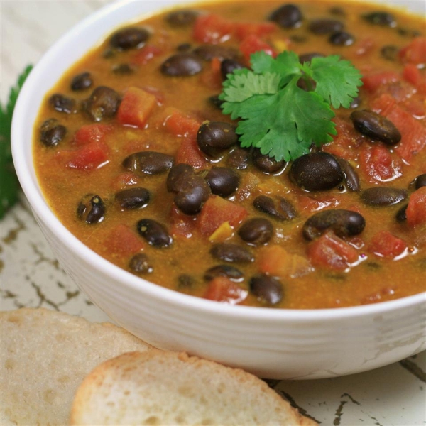 Coconut-Black Bean Soup