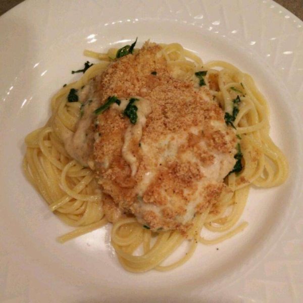 Deb's Scallops Florentine