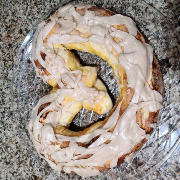 German New Year Pretzel