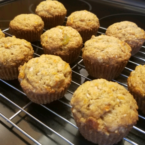 Carrot Oatmeal Muffins