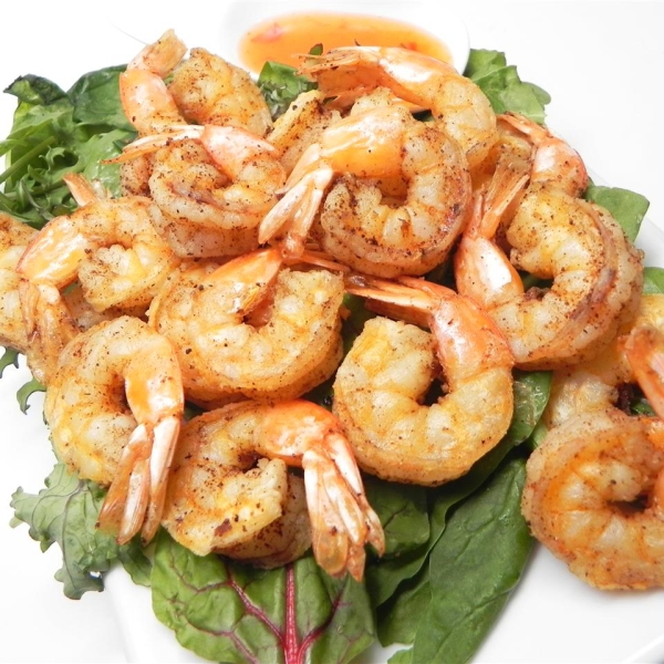 Deep-Fried Salt and Pepper Shrimp