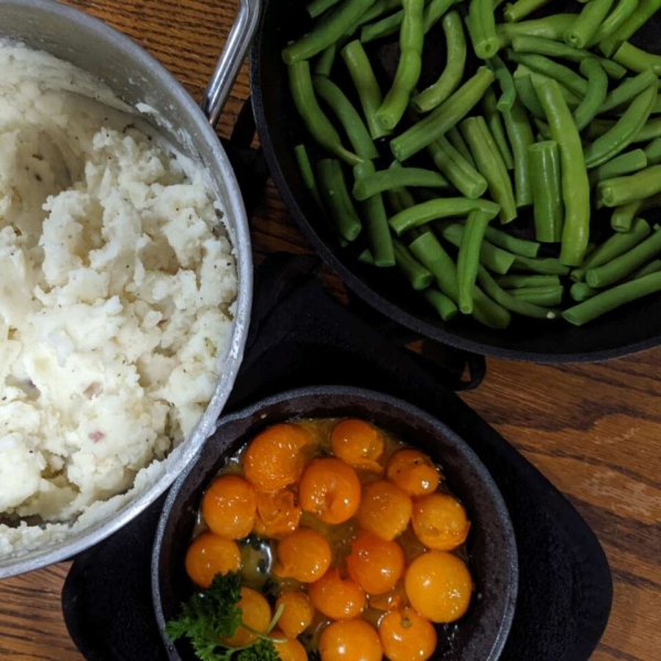 Green Beans with Cherry Tomatoes