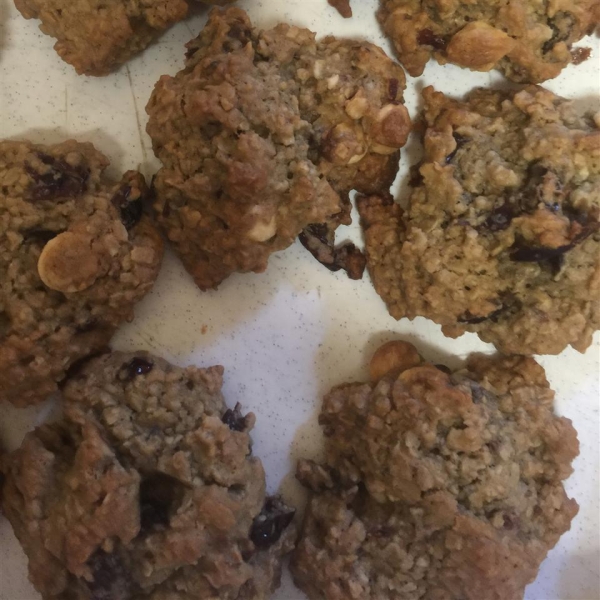 Apple-Cran-Cherry Oatmeal Cookies