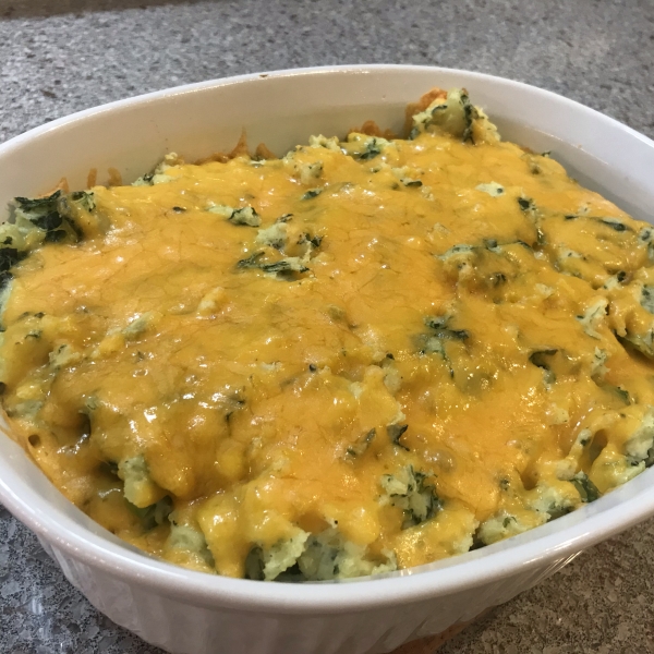 Potato Spinach Casserole