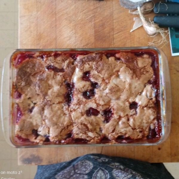 Old Fashioned Rhubarb Cobbler