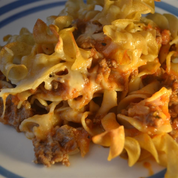 Swiss Cheese Noodle Bake