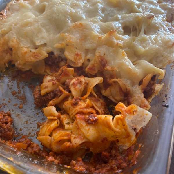 Swiss Cheese Noodle Bake