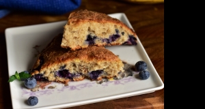 Blueberry, Banana, and Walnut Scones