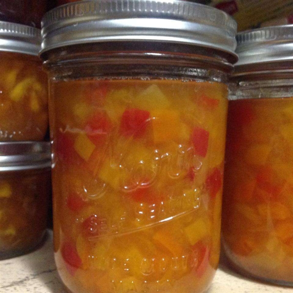 Peach and Pepper Relish