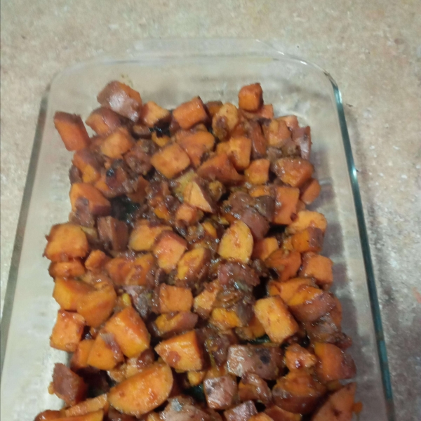 Sweet Potato and Fennel Hash