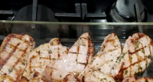 Basil-Garlic Grilled Pork Chops