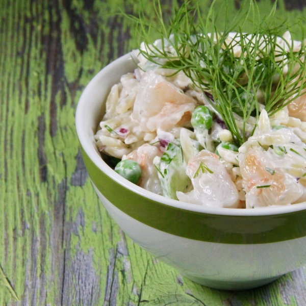 Shrimp Pasta Salad With Dill